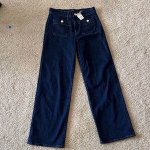 J crew wide leg slim premium jeans